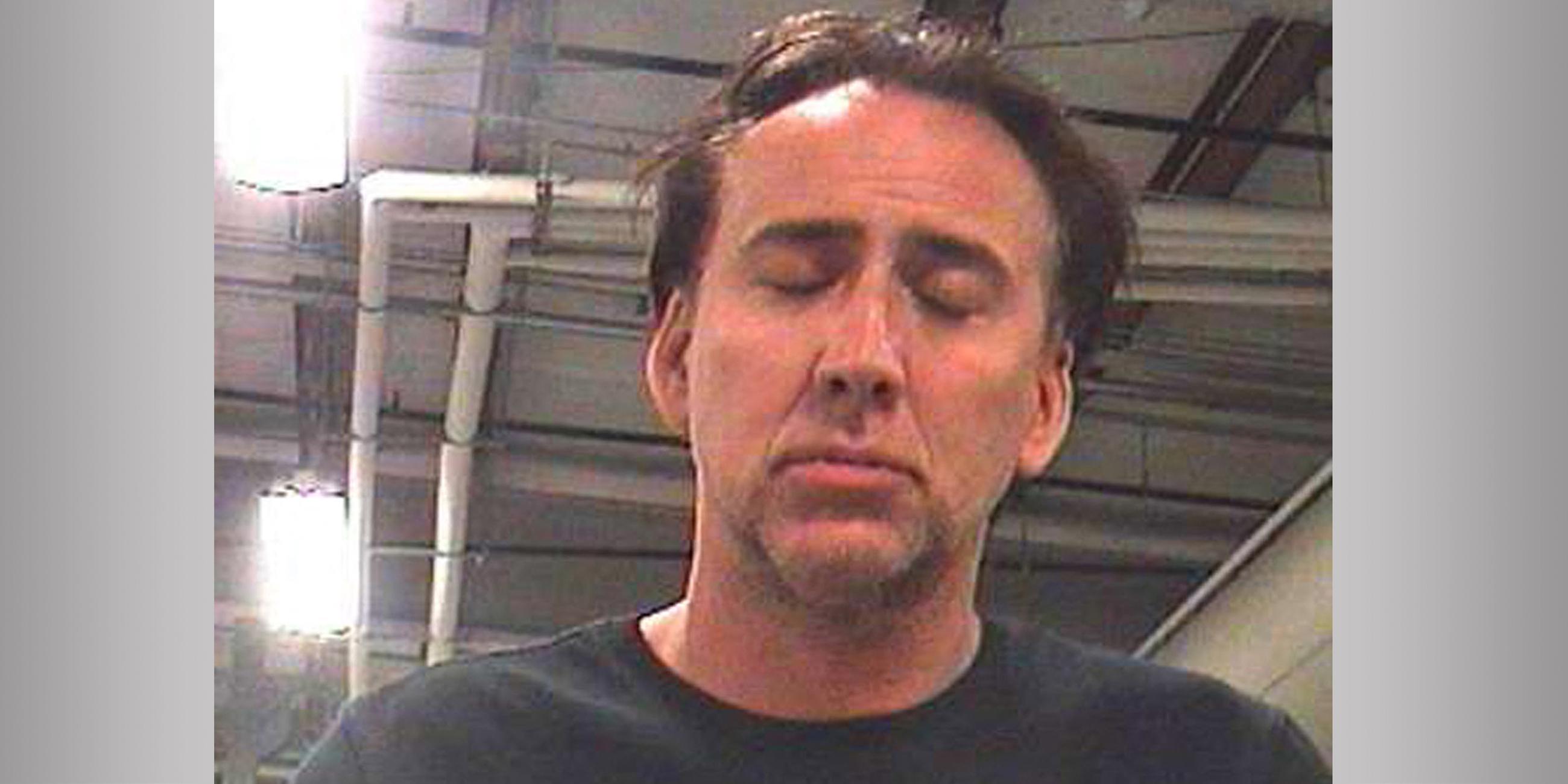 Polizeifoto Nicolas Cage