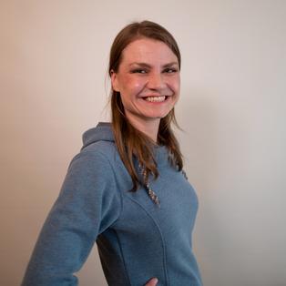 Silke Schröckert in Großaufnahme.