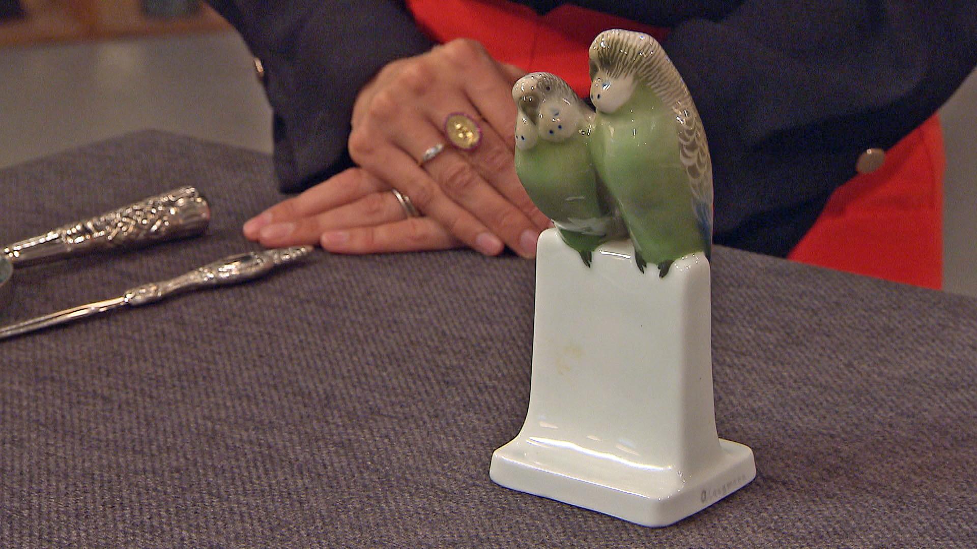 Porzellan-Wellensittiche von Rosenthal