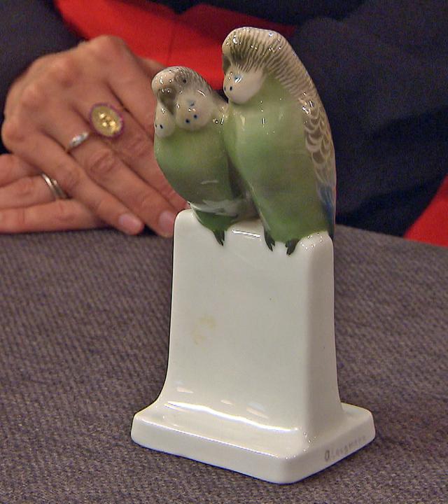 Porzellan-Wellensittiche von Rosenthal