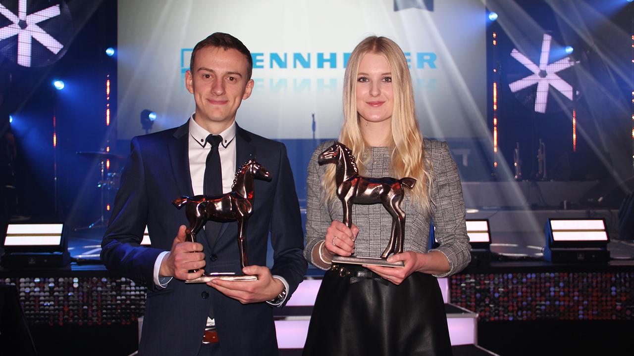  Baden-Baden Awards: Die ausgezeichneten Mediengestalter Bild und Ton, Kai Zinßer (l.) und Katharina Kemmer (r.)