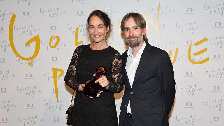 GOLDEN PRAGUE AWARD 2019: Kari Anne Moe und Gudmundur Gunnarsson (Produzenten von "Der Chor der harten Kerle")
