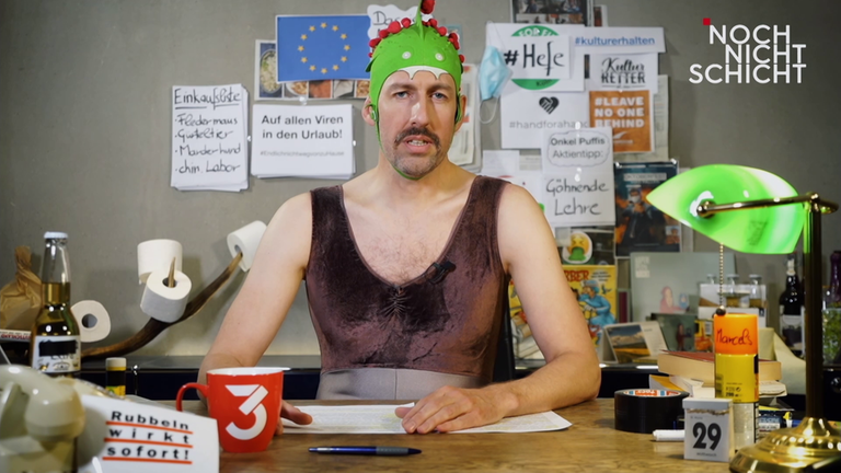 Screenshot Trailer 3sat "Sebastian Pufpaff - Noch nicht Schicht!"