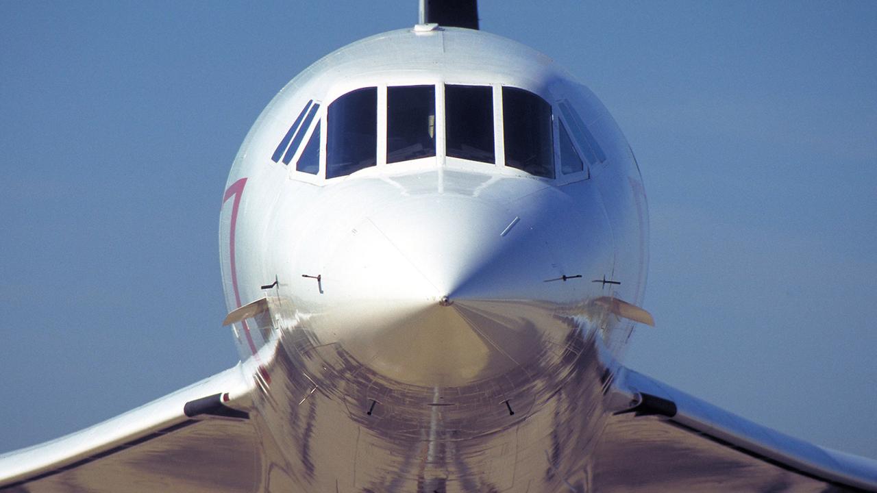 "Die Concorde - Absturz einer Legende": Frontale Nahaufnahme des Bugs einer Concorde
