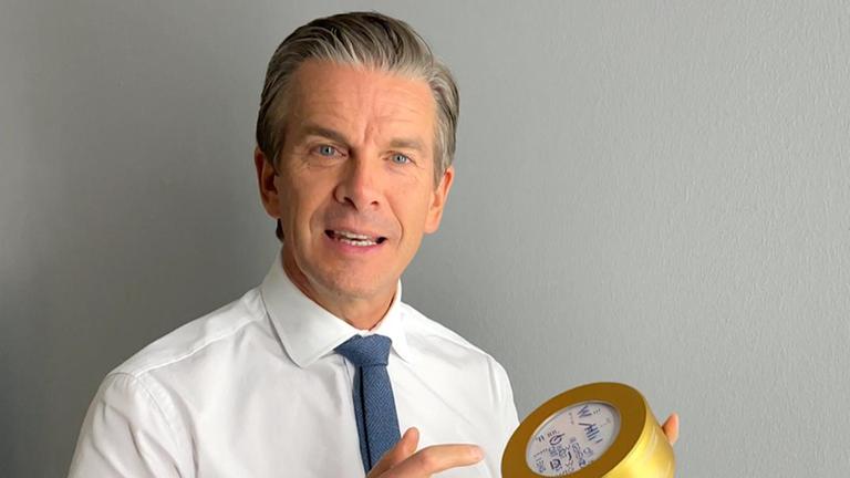 Markus Lanz mit dem christlichebn Medienpreis "Goldener Kompass"