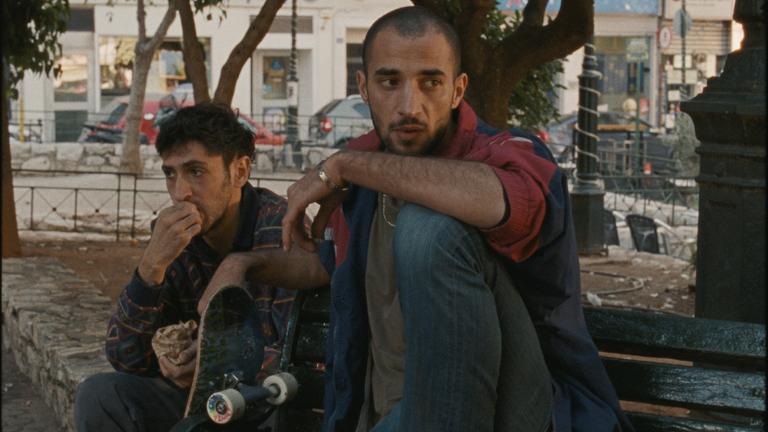 "To a Land Unknown":  Chatila (Mahmood Bakri) und Reda (Aram Sabbagh)