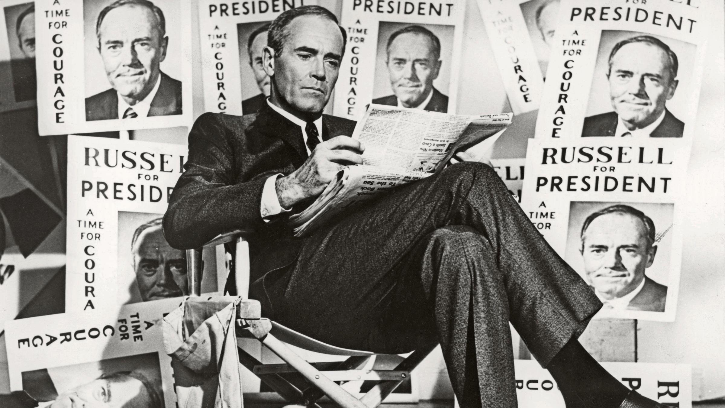 "Henry Fonda for President" (ARTE): Henry Fonda in "The Best Man", 1964. 