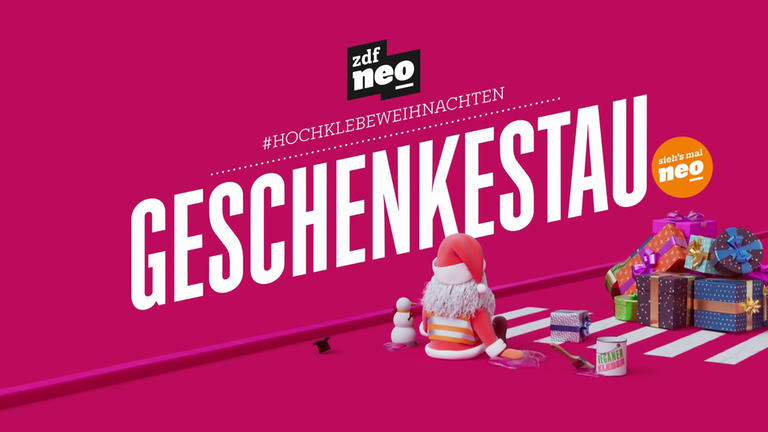 ZDFneo Ident "Geschenkestau"