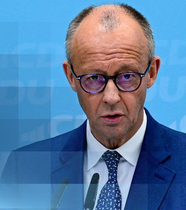 Auf dem Bild ist Friedrich Merz zu sehen.