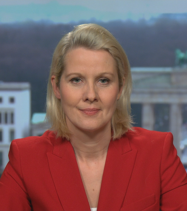 ZDF-Korrespondentin Nicole Diekmann berichtet bei ZDFheute live.
