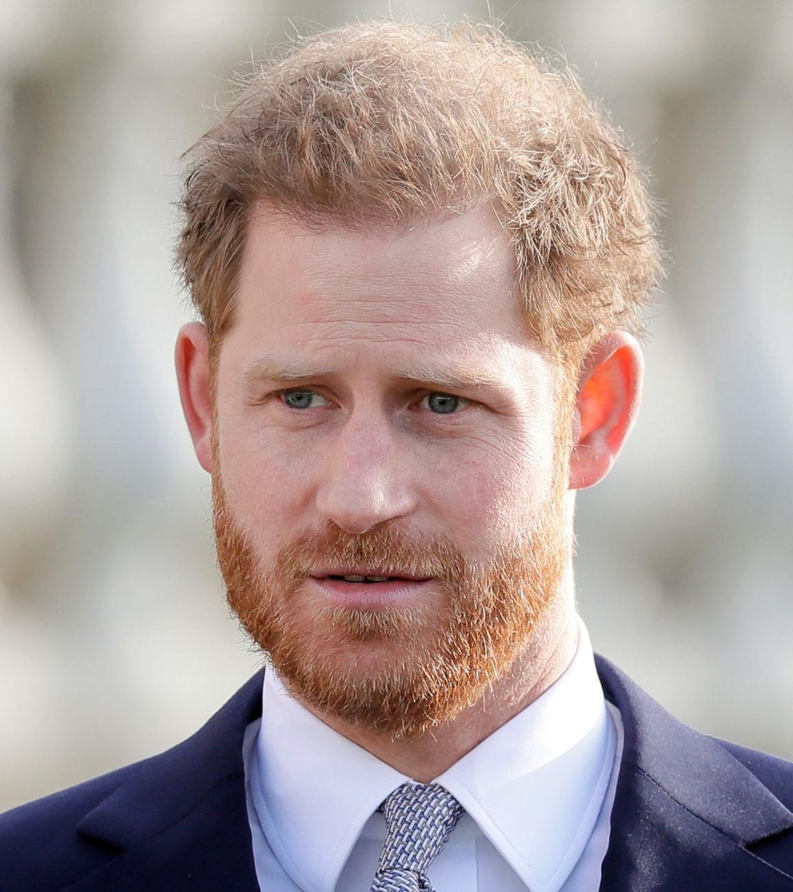 Prinz Harry in den Gärten des Buckingham Palace