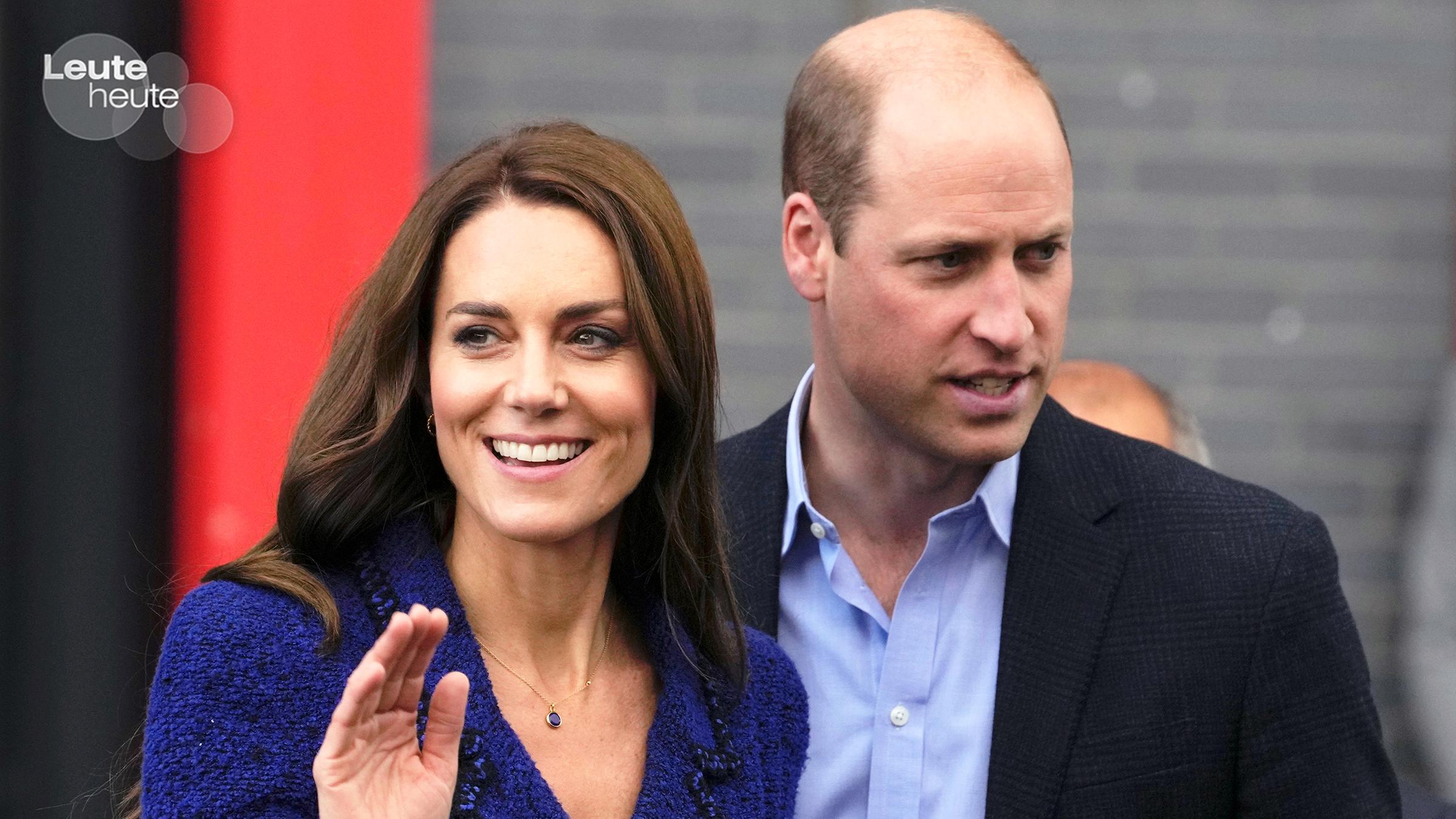 Prinz William und seine Frau Catherine 