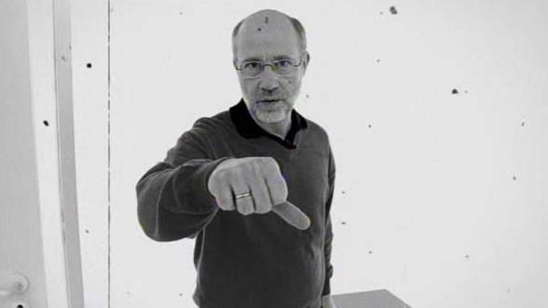 Prof. Harald Lesch im "Feuerzangenbowle-Film-Styling"