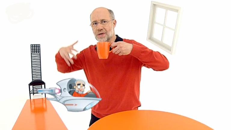 Prof. Harald Lesch im "Frag den Lesch"-Studio