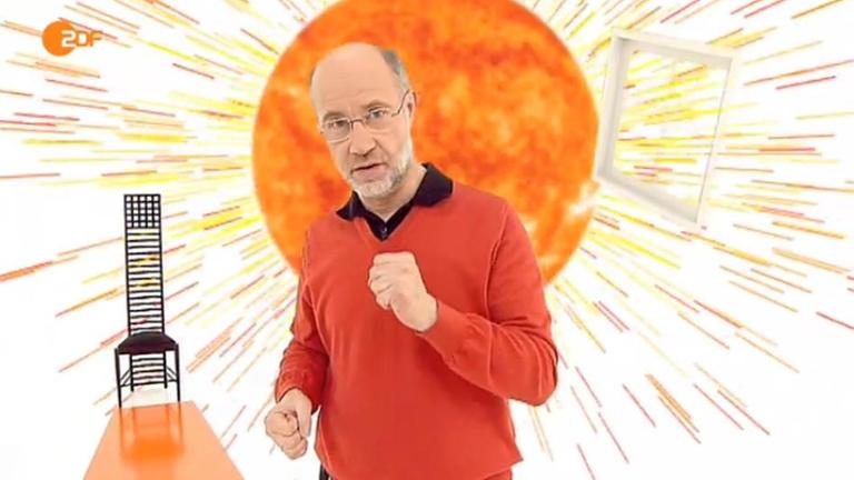 Prof. Harald Lesch in seinem Studio