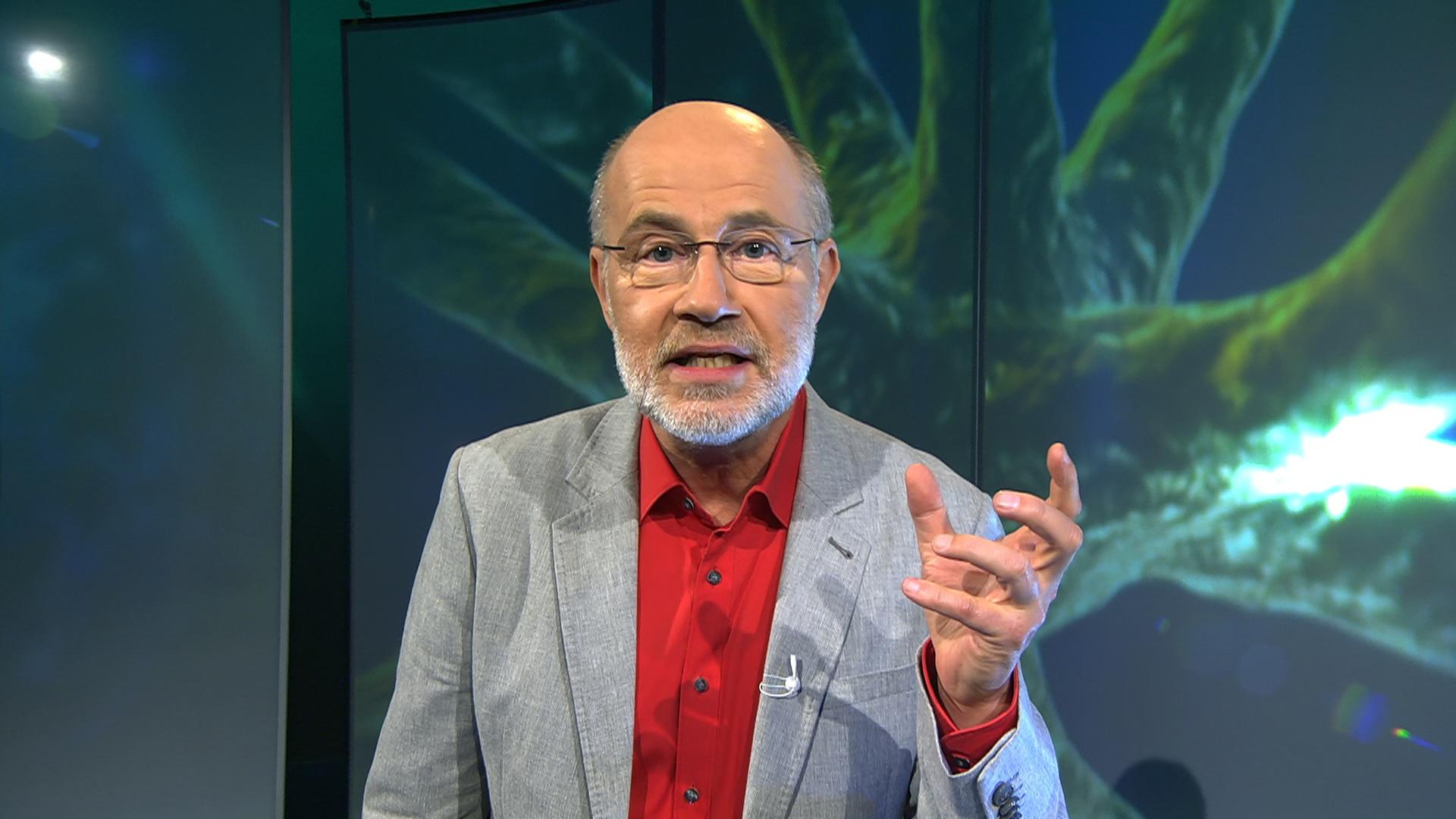 Professor Harald Lesch im Studio