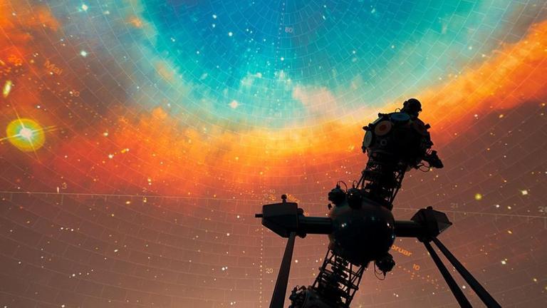 Projektion des Sonnensystems