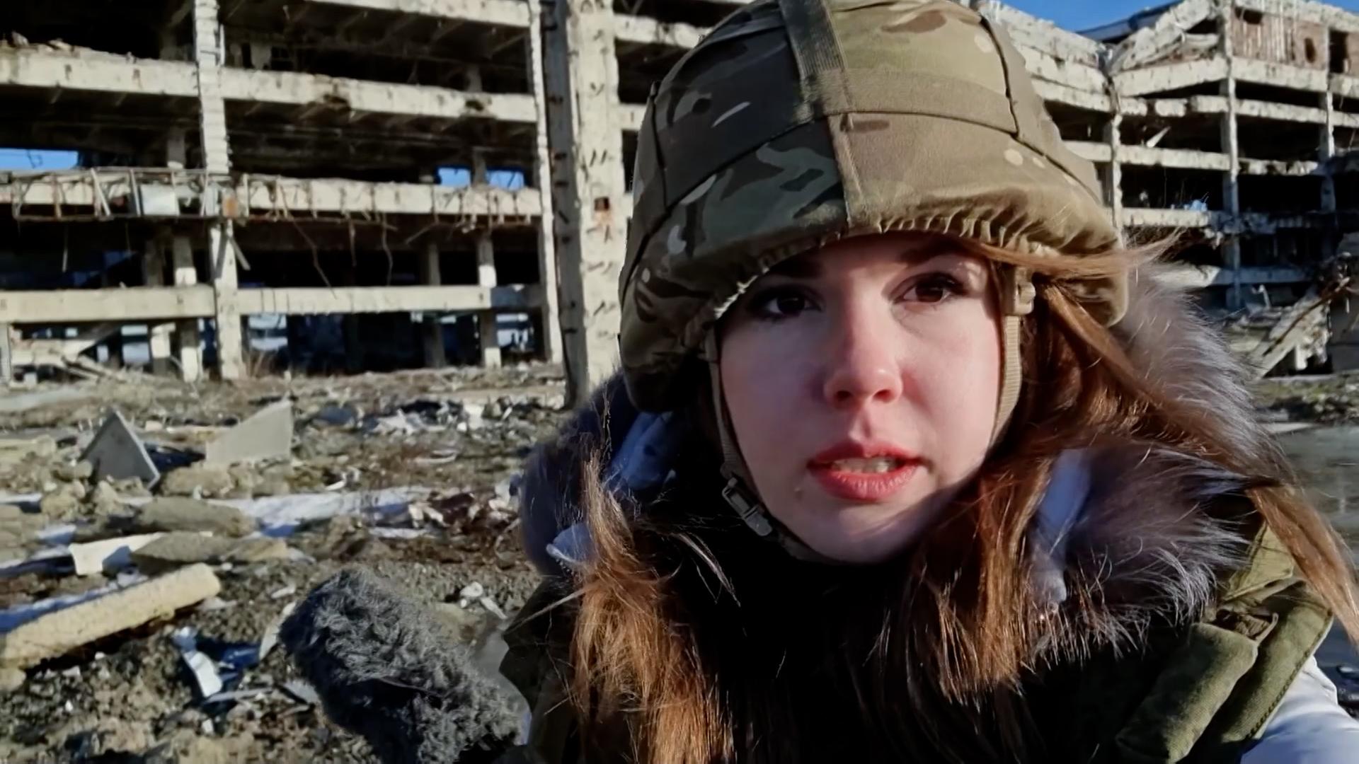 Die Bloggerin Alina Lipp berichtet aus einem Kriegsgebiet in der Ukraine