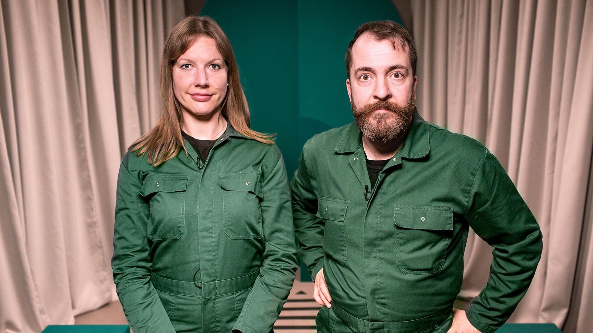 Gäste: Mona, ehemalige Prostituierte; Aurel Johannes Marx, Bordellbetreiber. Close/Halbtotal. 