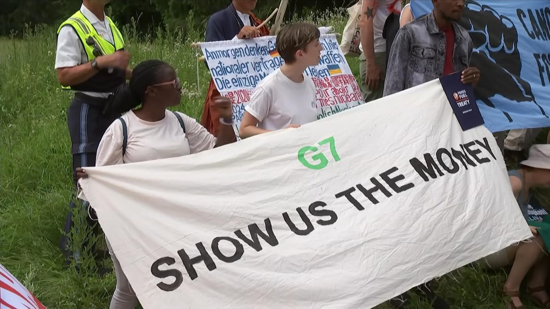 Proteste gegen den G7-Gipfel