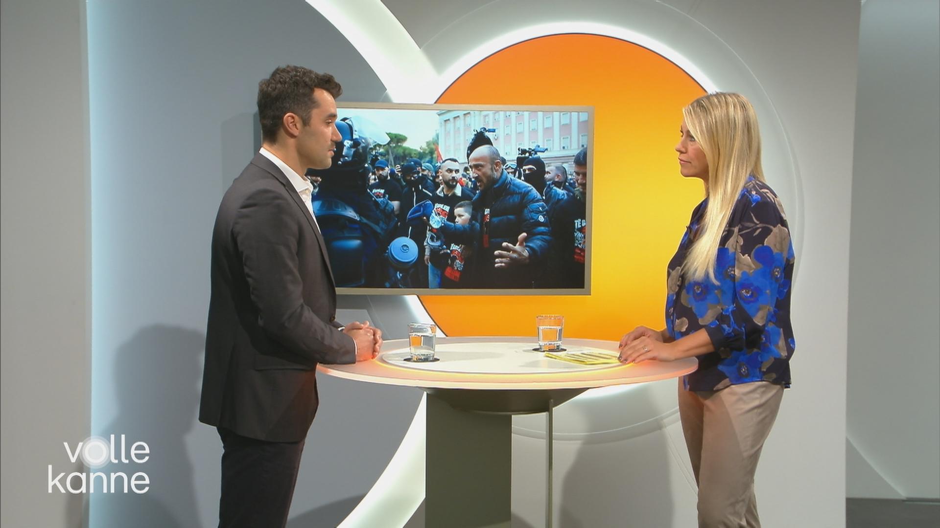Florian Staudt und Nadine Krüger im Gespräch bei "Volle Kanne"