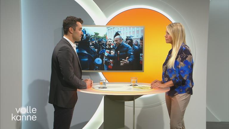 Florian Staudt und Nadine Krüger im Gespräch bei "Volle Kanne"