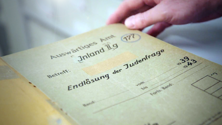 Wannsee-Konferenz mit Drotschmann Protokoll