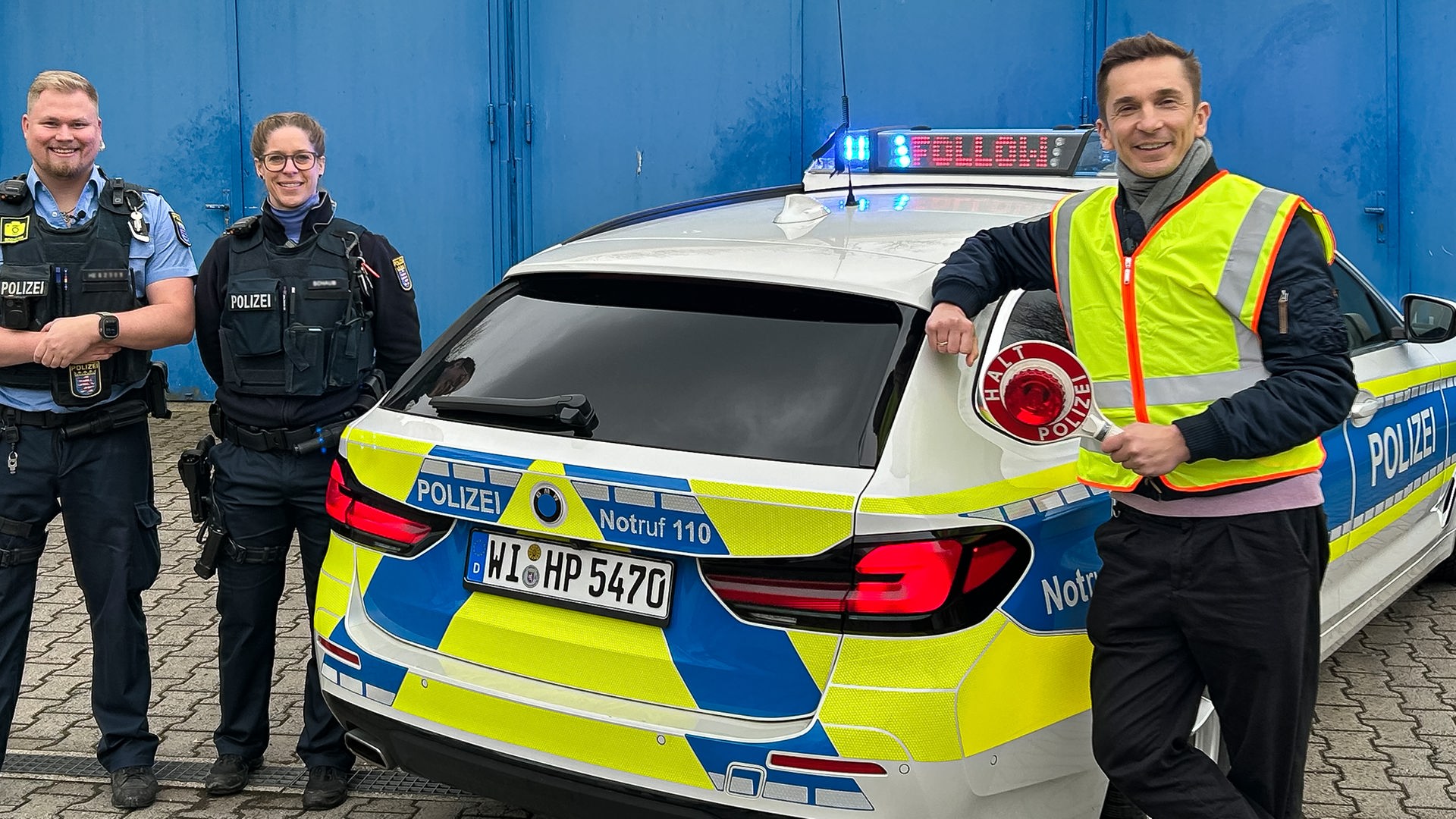 Bild für Polizei - Einsatz auf der Autobahn