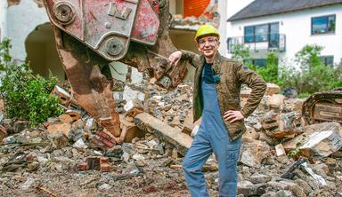 Drei, zwei, eins ... Sprengung!