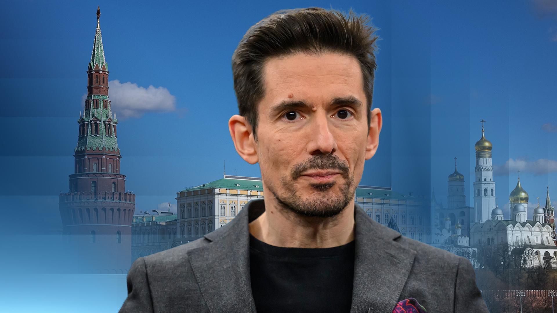 Bojan Pancevski vor dem Kreml