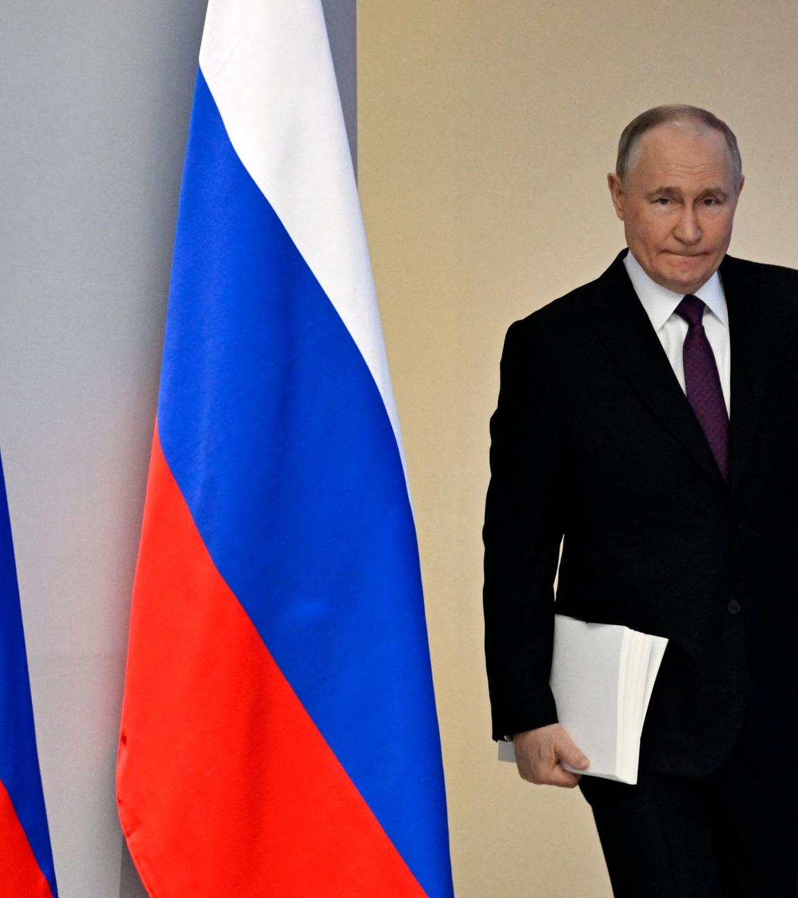 Russlands Präsident Putin in Moskau.