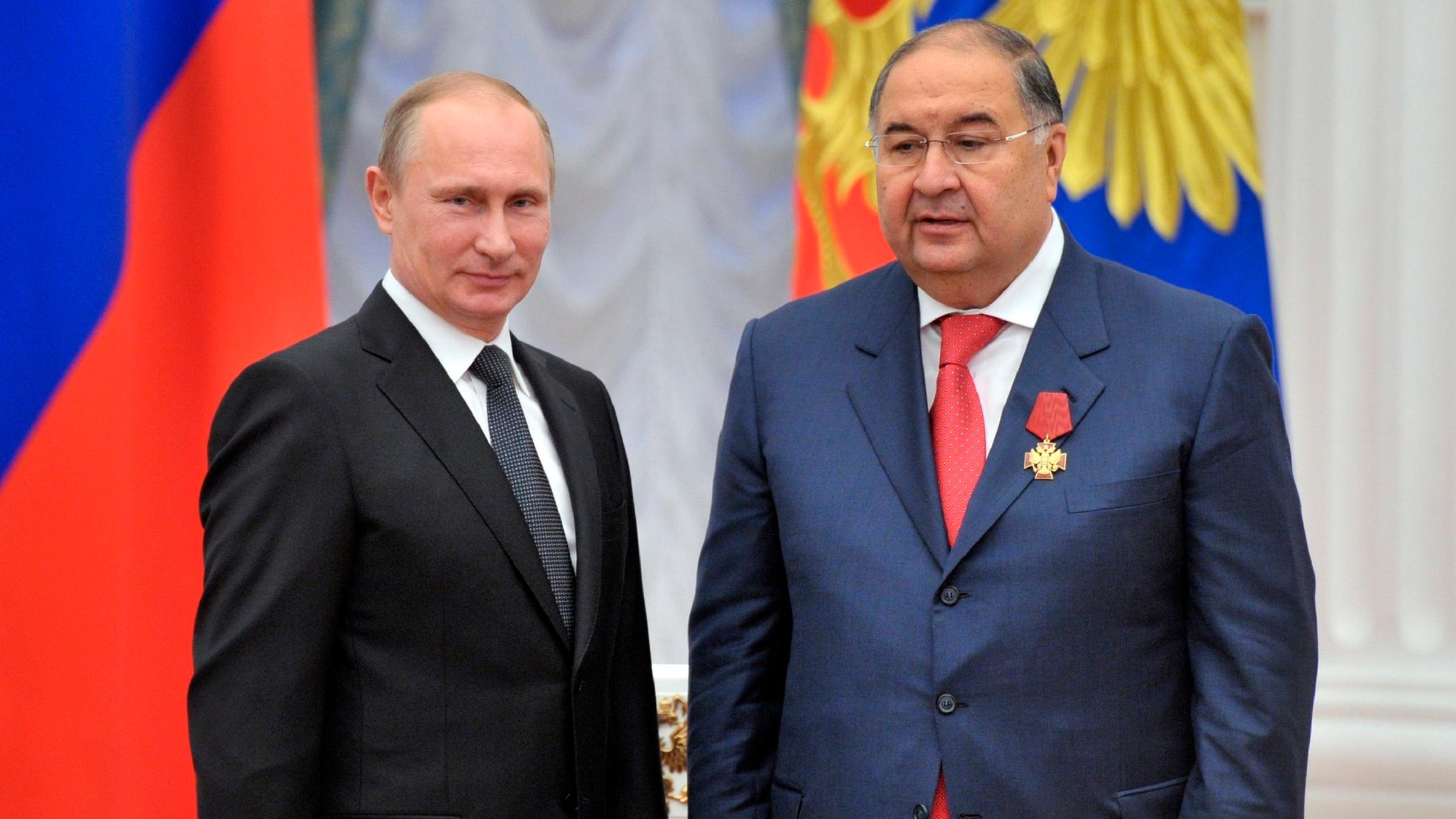 Wladimir Putin und Alisher Usmanow, Archivbild