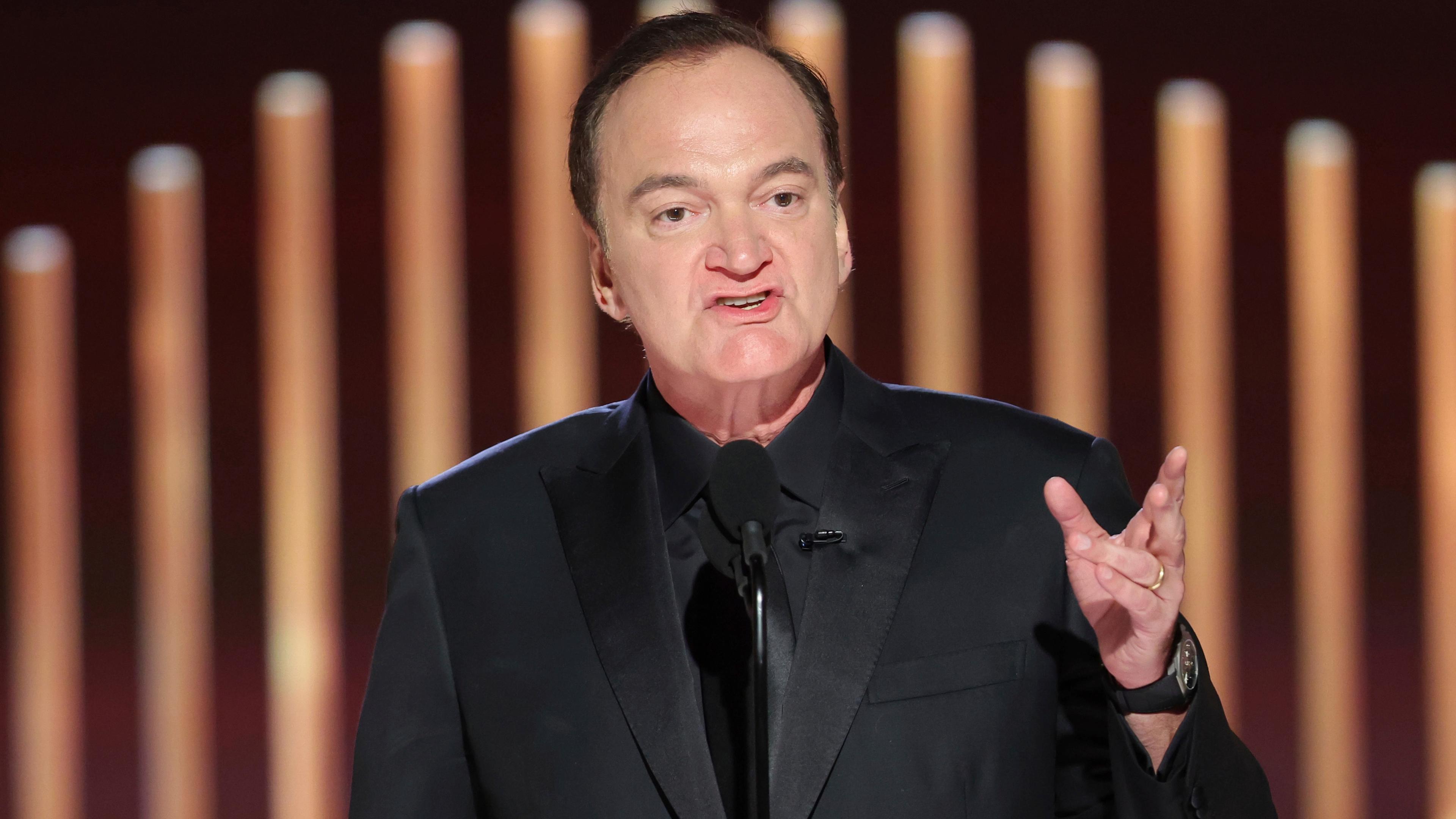 Quentin Tarantino während der 80. jährlichen Golden Globe Awards.