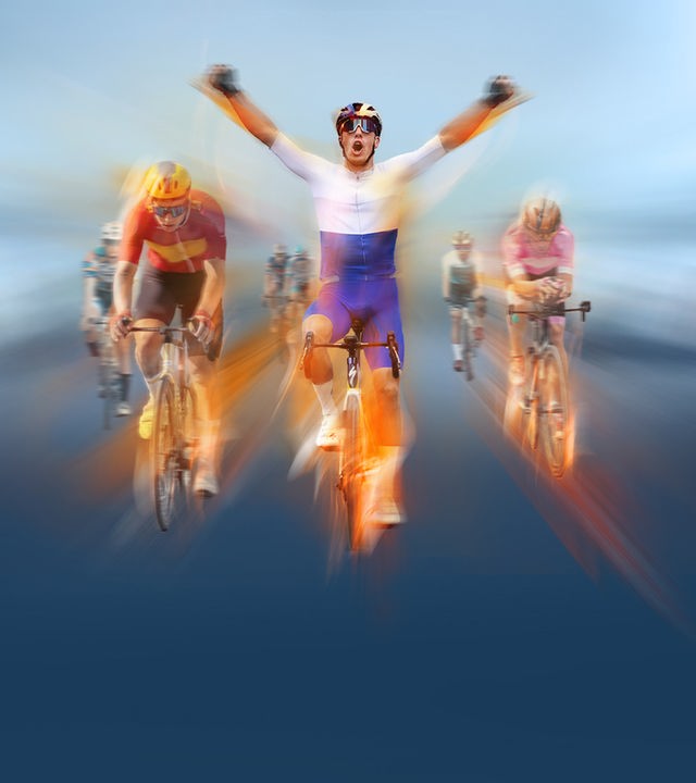 Radsport Bildcollage