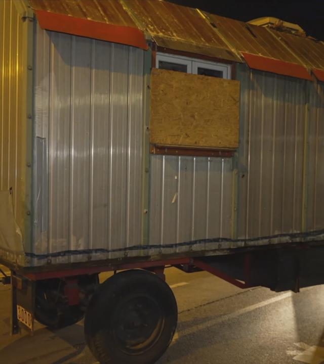 RAF-Fahndung Bauwagen von Garweg