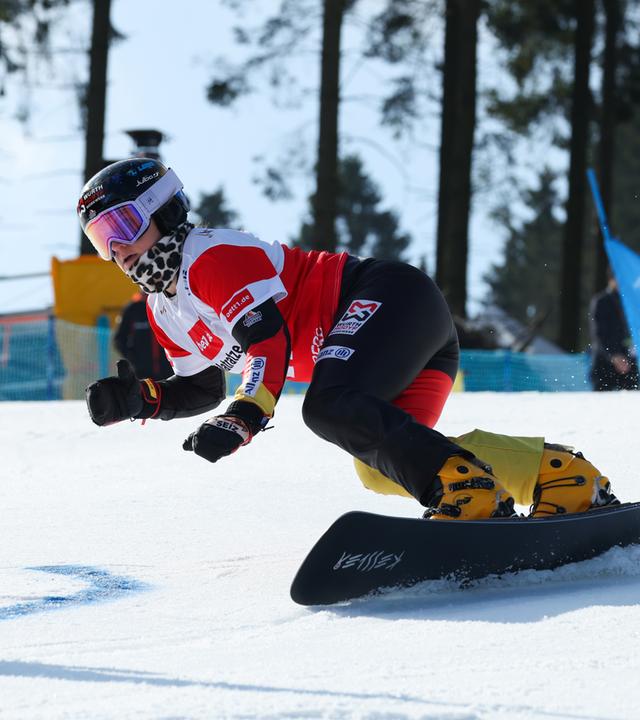 Ramona Theresia Hofmeister (Deutschland) in Aktion. 
