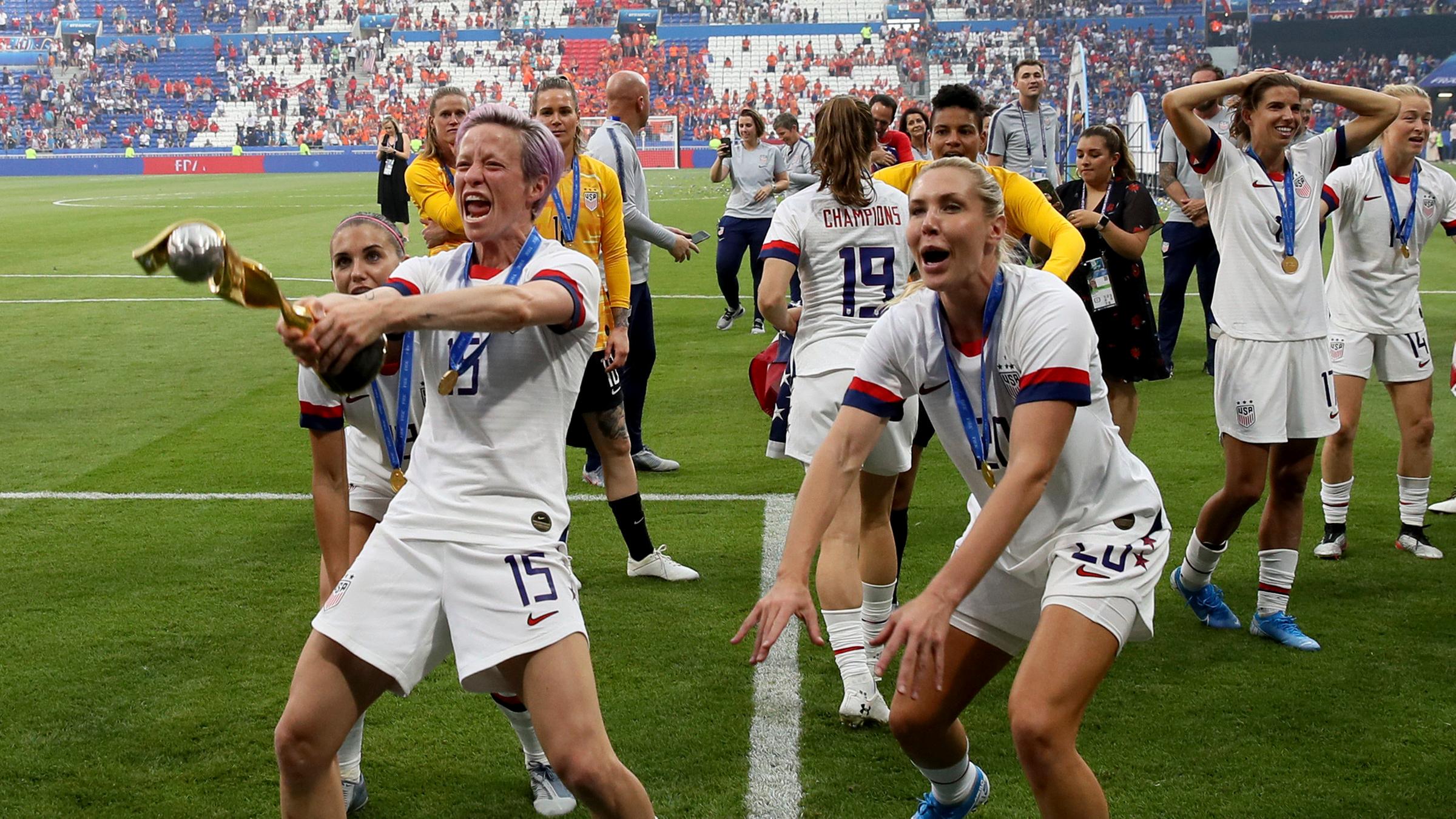 USA-Fußballerinnen feiern WM-Titel