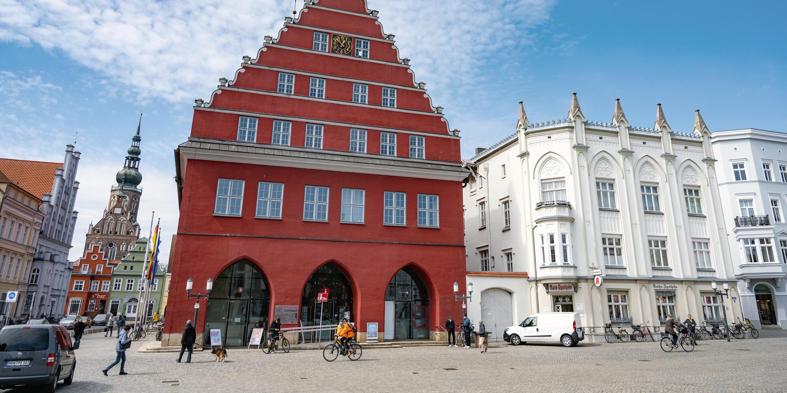 Das Rathaus von Greifswald