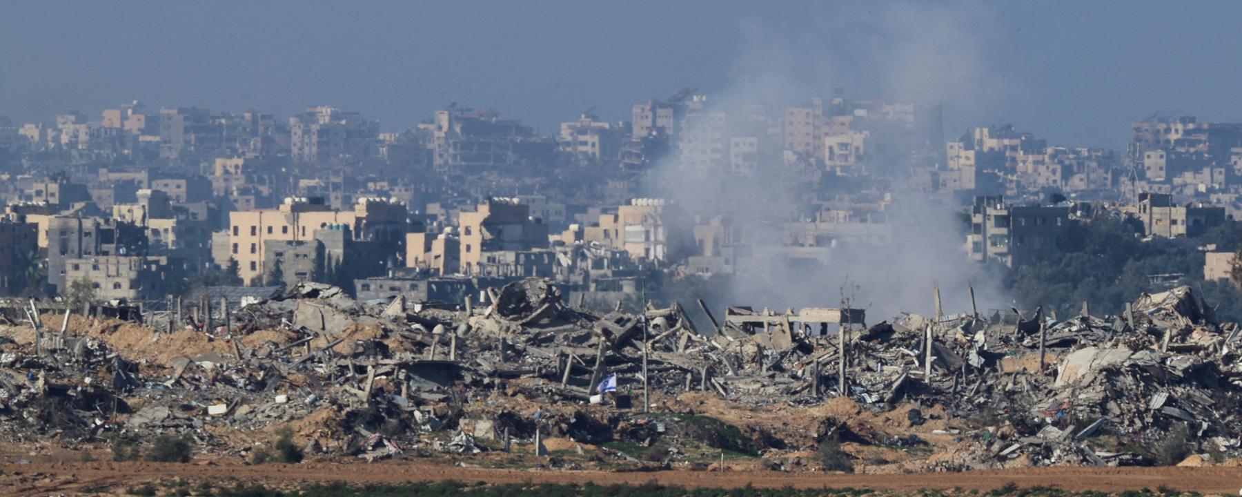 Rauchschwade über Gaza