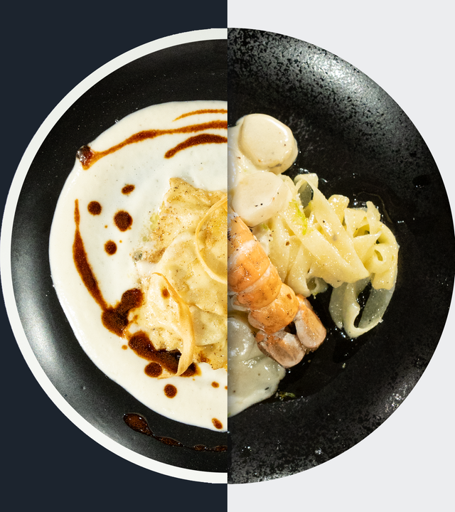 Ravioli vs. Limetten-Linguine