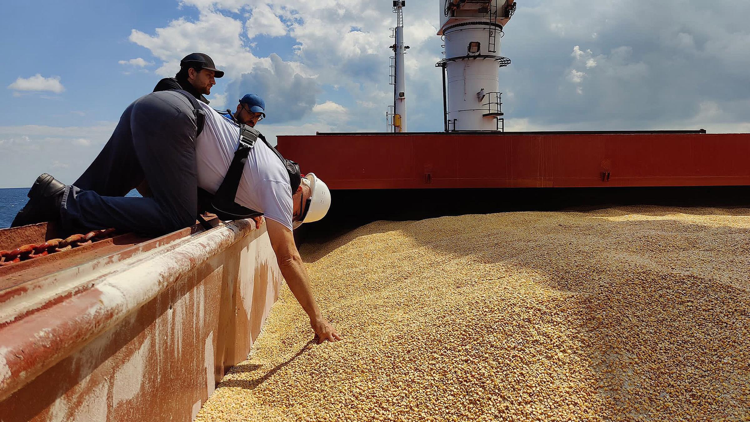 Getreide-Frachter "Razoni":  Inspektion nach kurzer Zeit bereits abgeschlossen