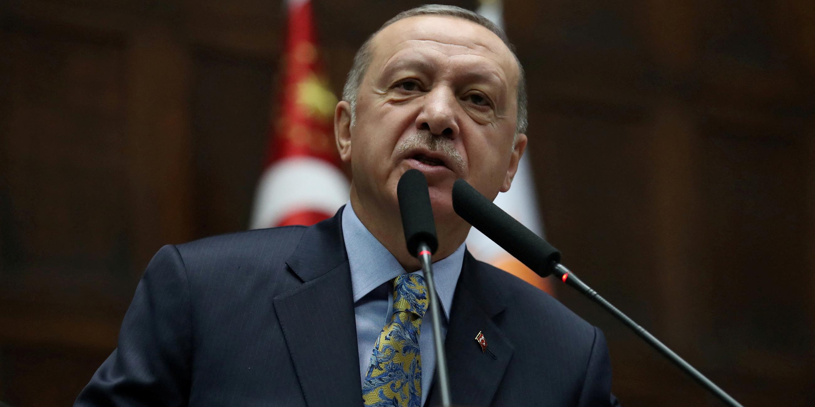 Recep Tayyip Erdogan in Ankara