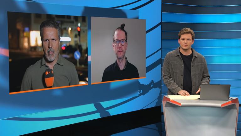 Bilder der Experten im ZDF-Studio