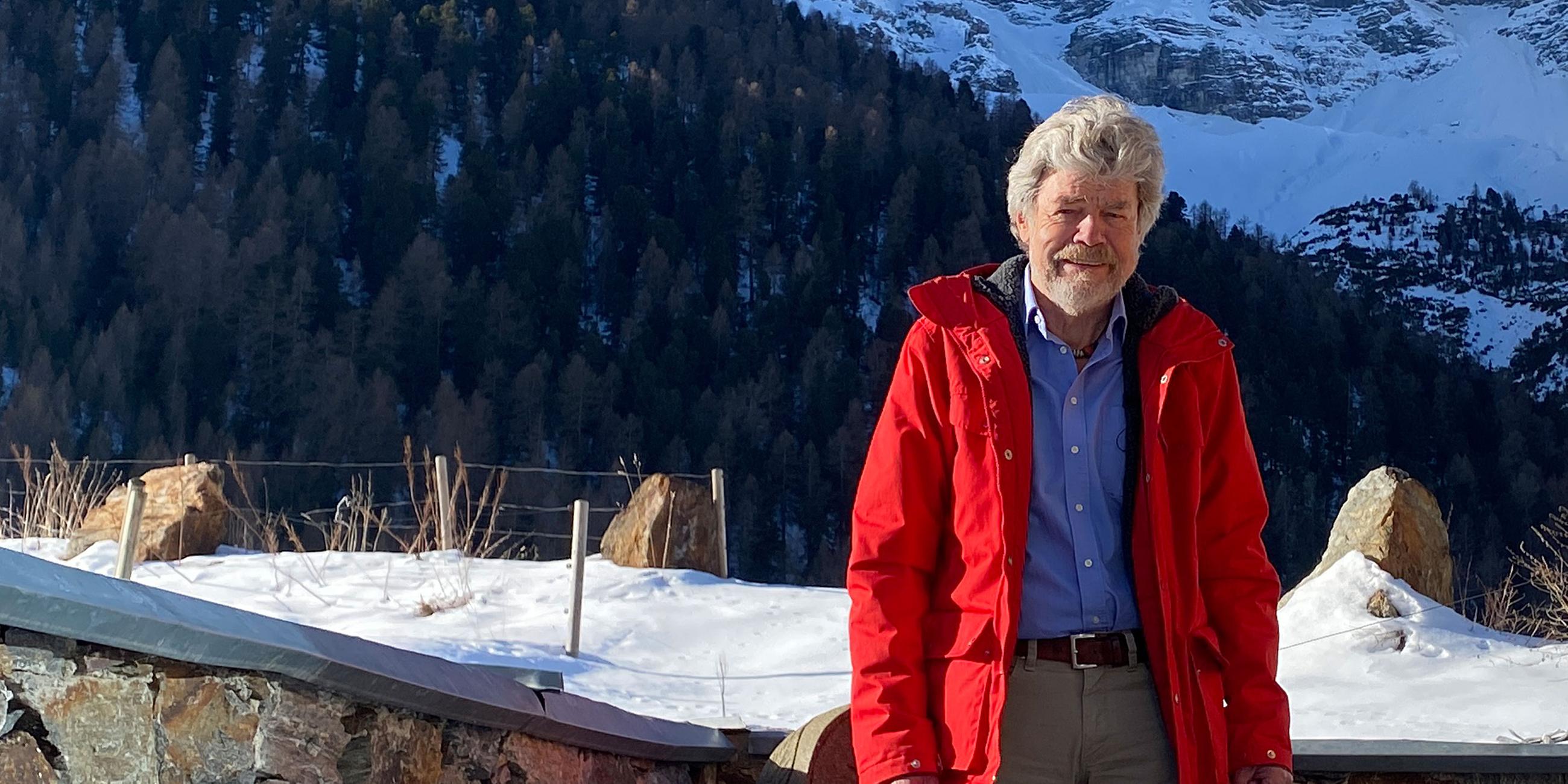 Reinhold Messner setzt sich für den Erhalt der Alpen ein.
