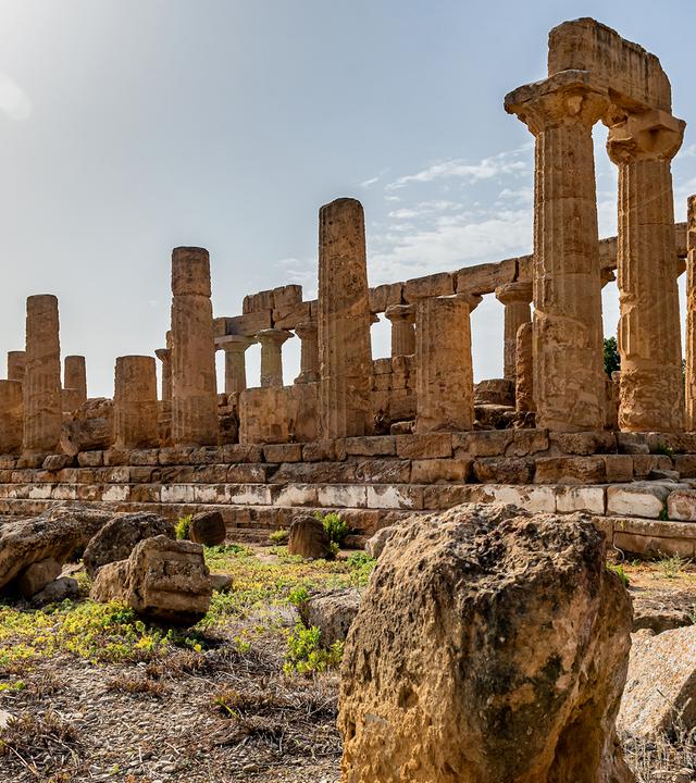 Eine Antike griechische Ruine