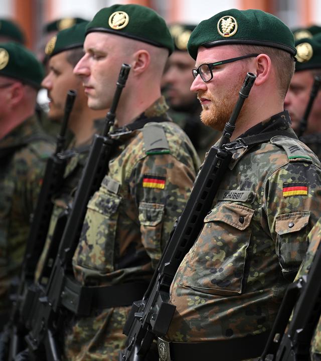 Rekruten der Bundeswehr