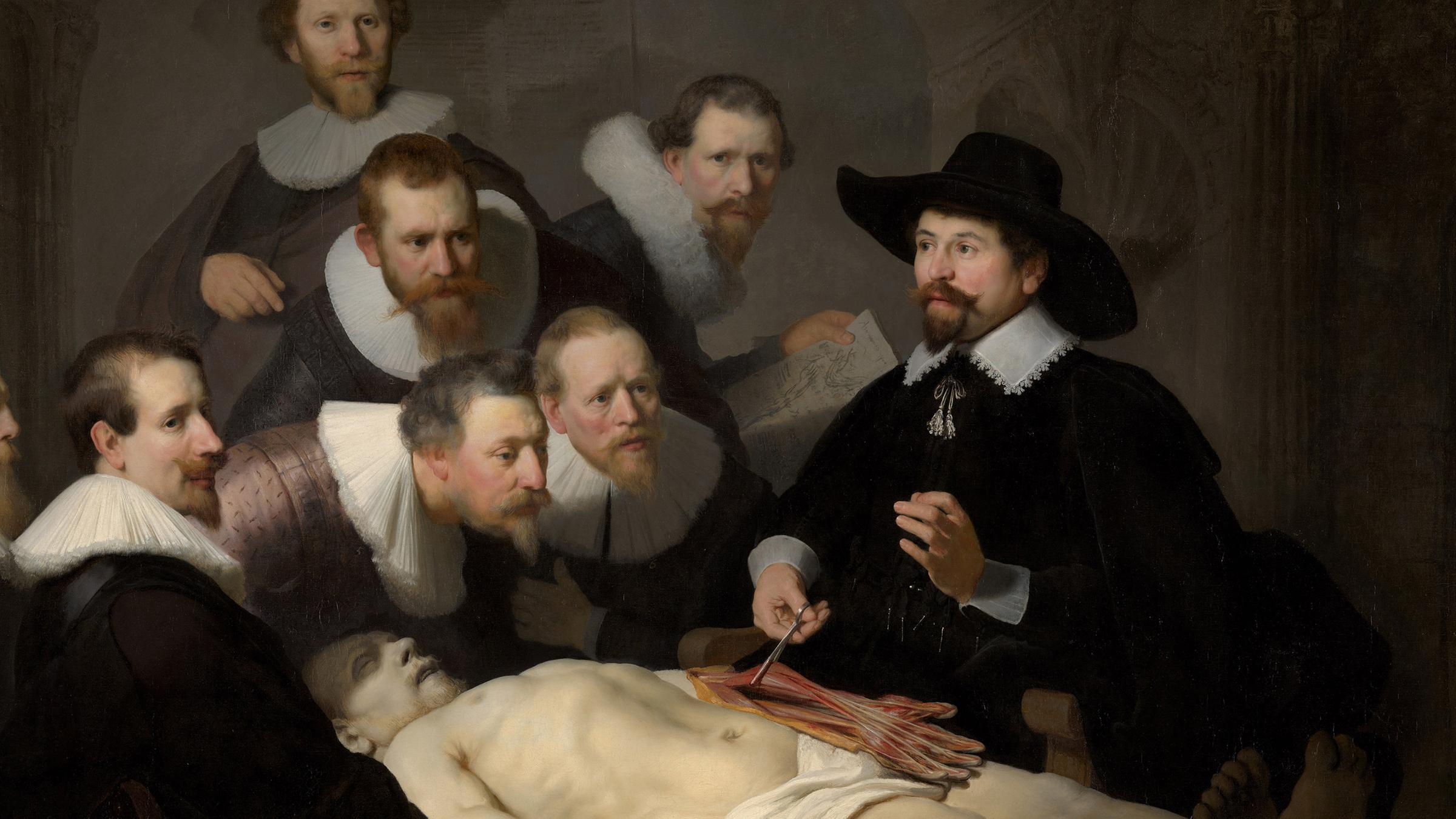 Рембрандт урок анатомии доктора тульпа описание картины