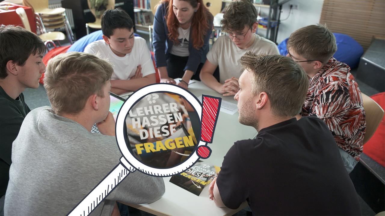 Johannes redet mit Schülern über Rechtsextremismus