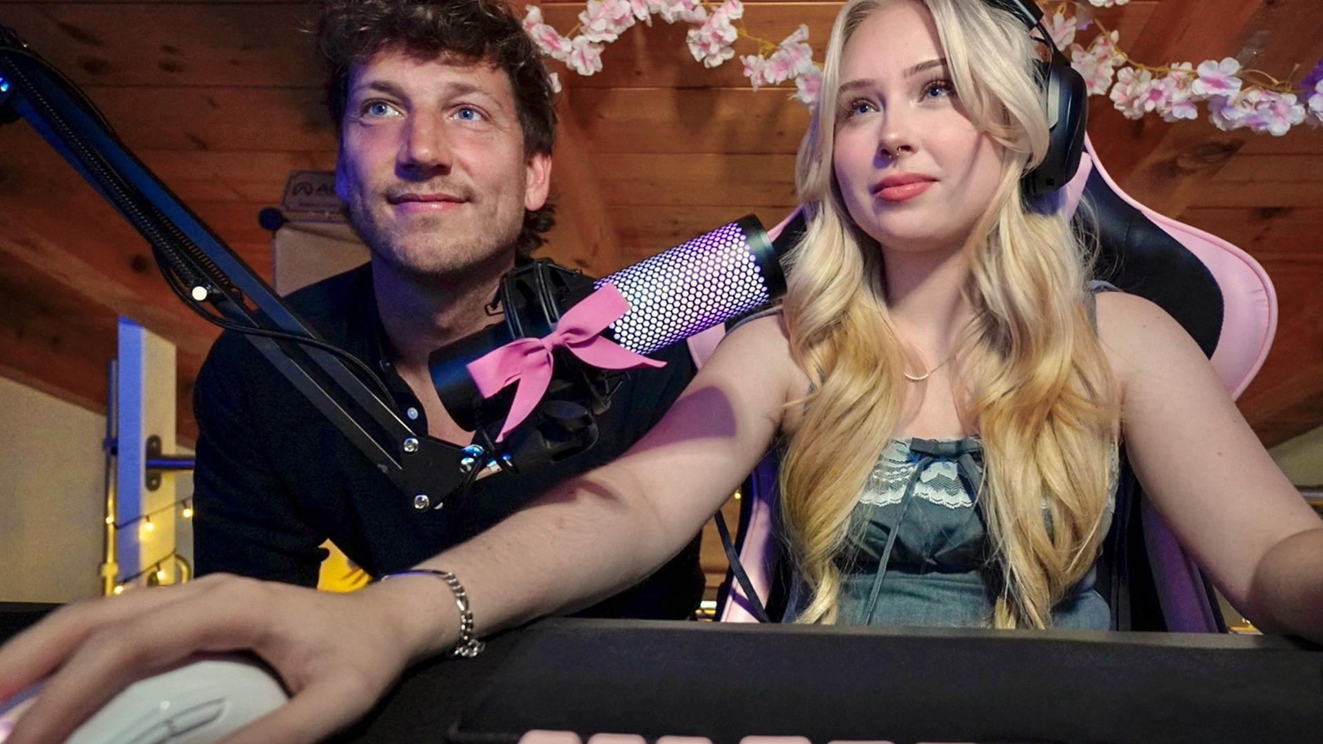 Donat Hofer und Jennifer Jordi: Sie ist Grafikdesignerin und Content Creatorin. Sie streamt zwei Mal wöchentlich für ihre Fanbase.