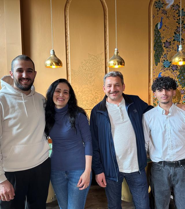 Mitarbeitende des Restaurants "Kreuzberger Himmel"